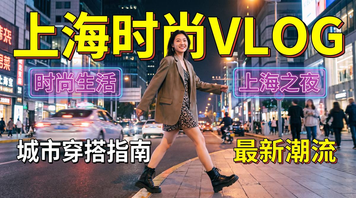双飞 双飞时尚生活视频：上海街拍穿搭指南，最新潮流